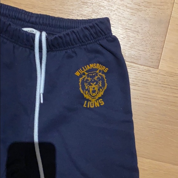Comfy navy sweatpants with mascot logo! - Picture 2 of 5